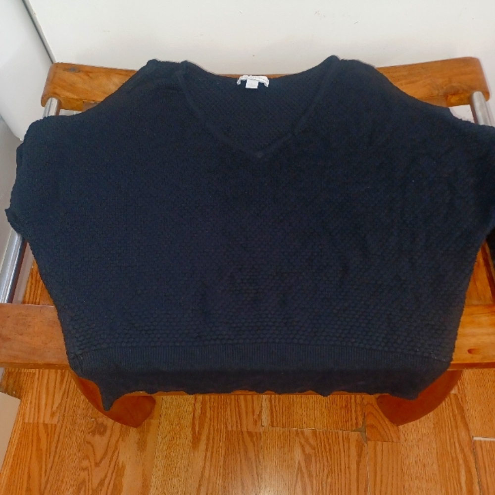 New York & Company Cold Sholder Knit Sweater